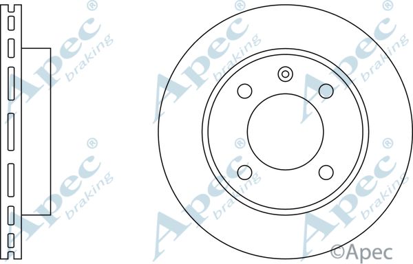 APEC BRAKING Bremžu diski DSK175